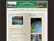 Tablet Screenshot of anastazjarestaurant.com